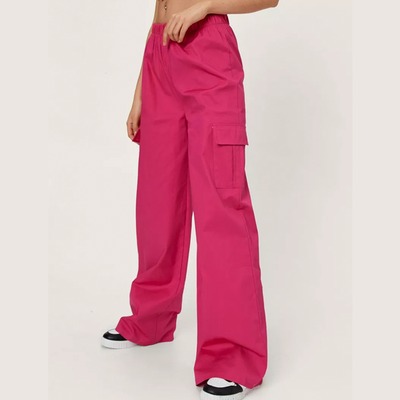 Hot pink cargo sales pants